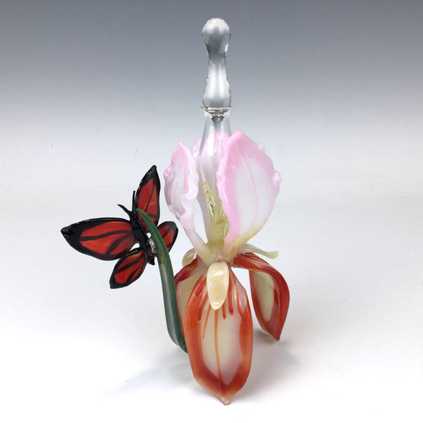 Iris &Monarch Butterfly Perfume Bottle - Loy Allen - Image 3